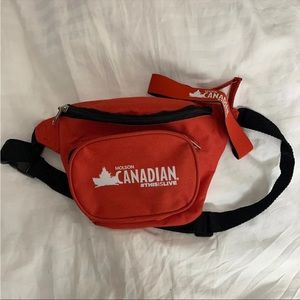 Molson Canadian Fanny pack, muscle band & sunglasses